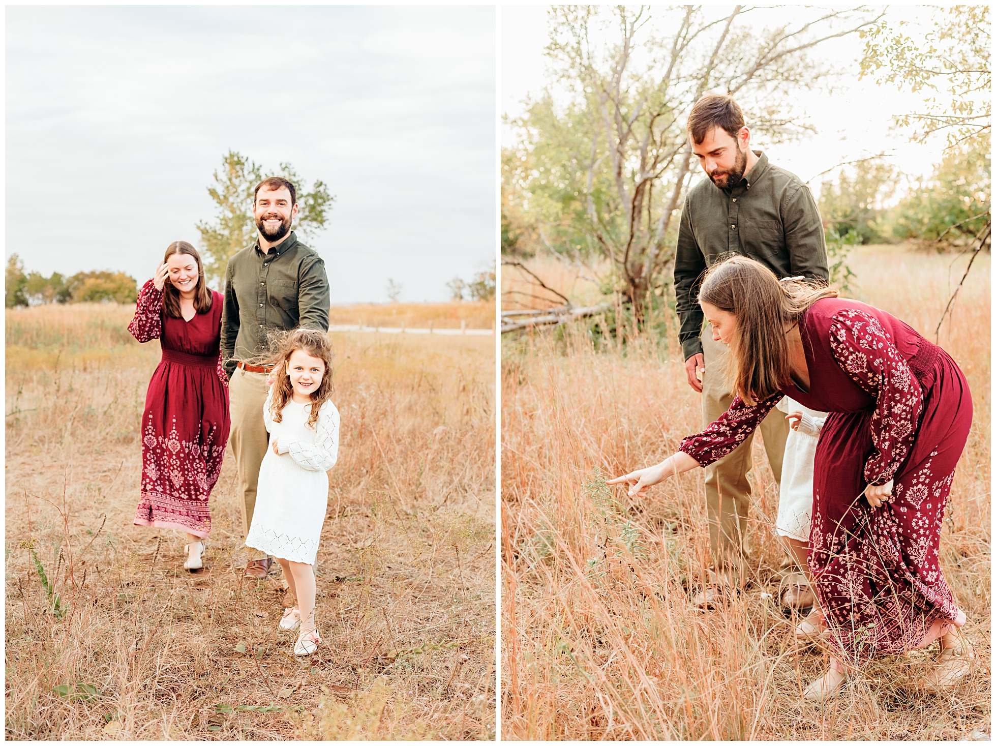 Mom poses at Myriad Gardens in OKC maternity photos.
