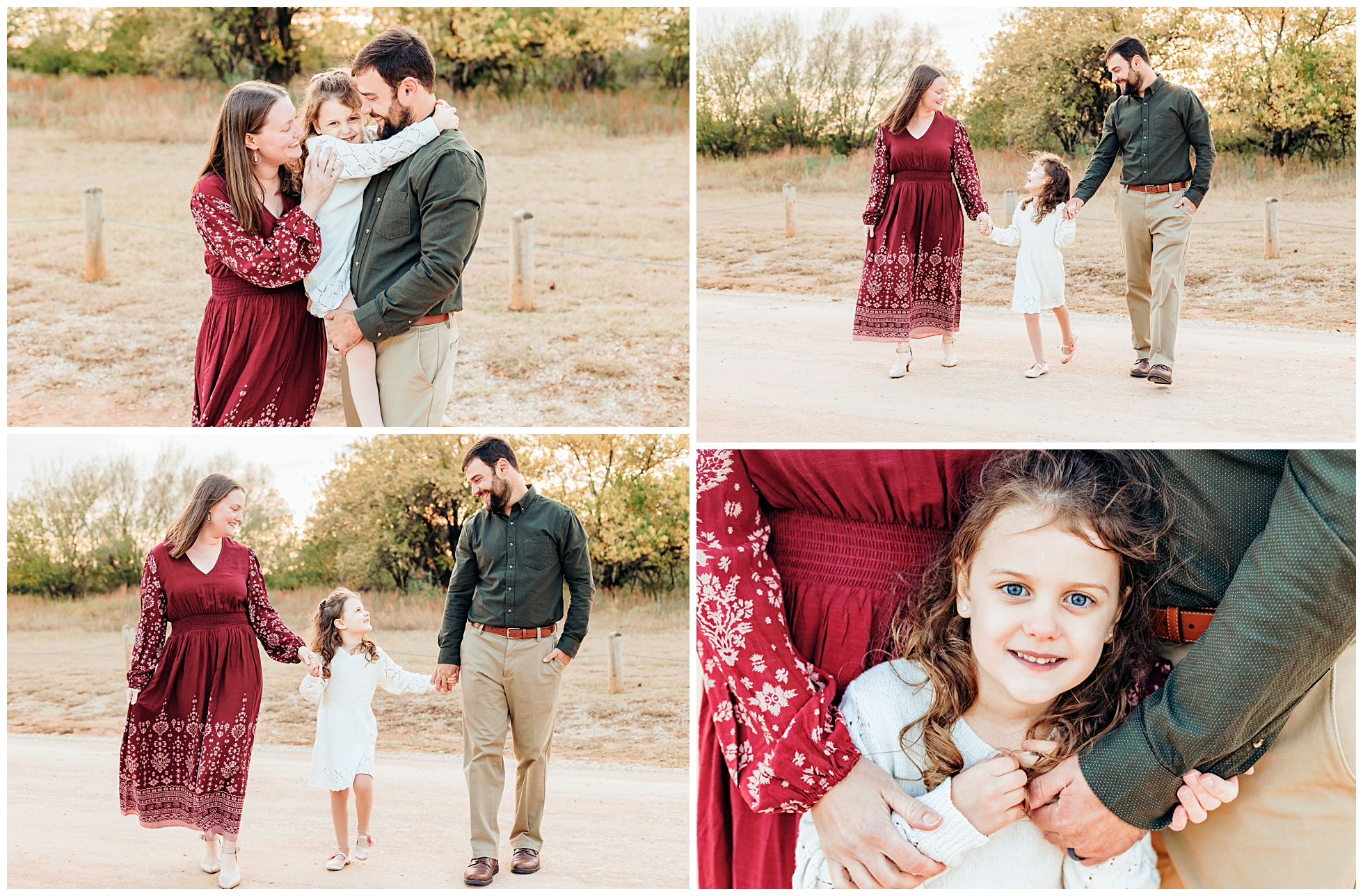 Mom poses at Myriad Gardens in OKC maternity photos.