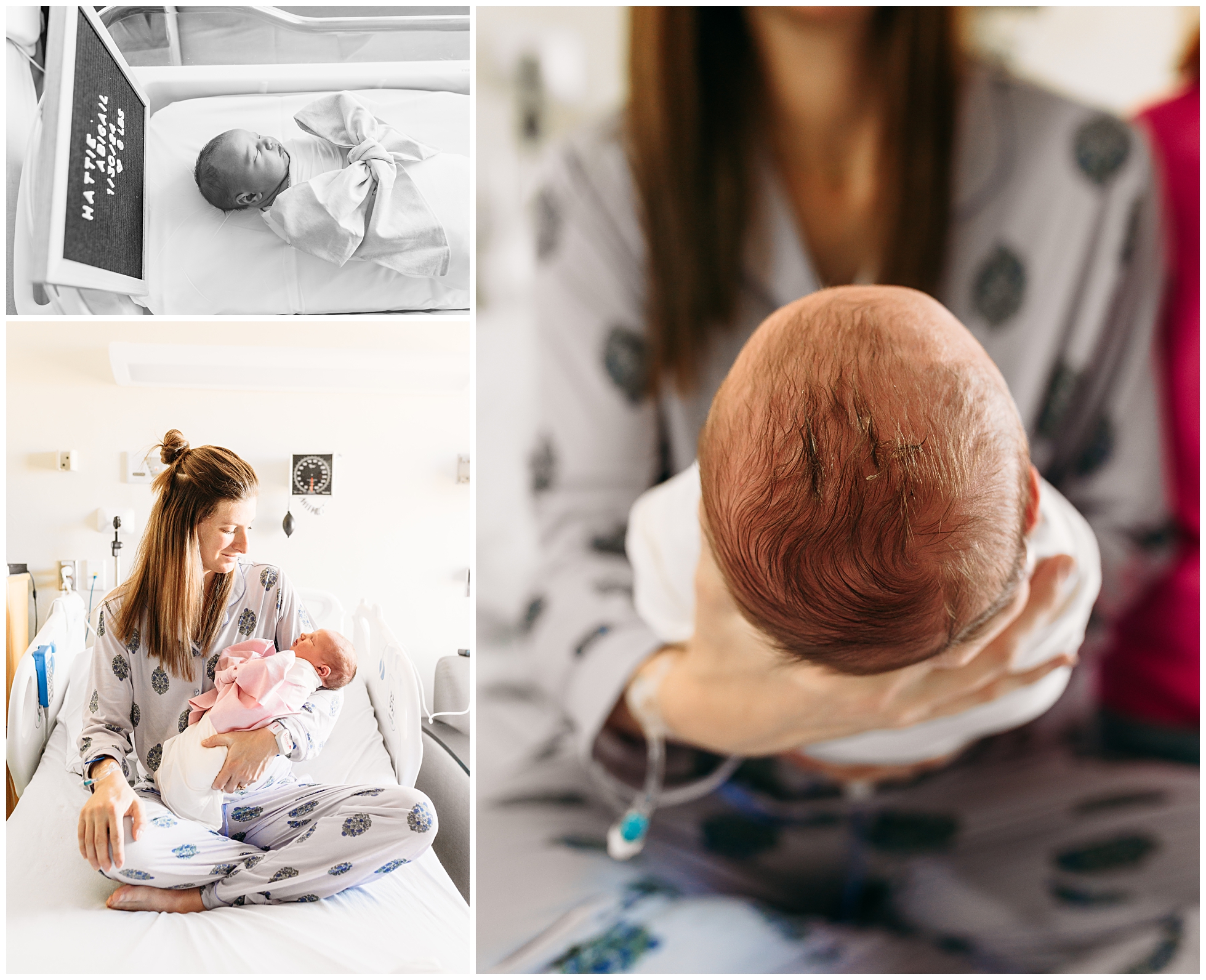 A mother nurses her baby.