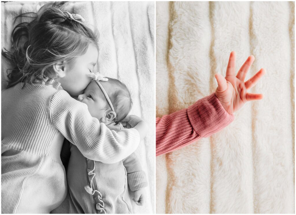 Little details of baby.