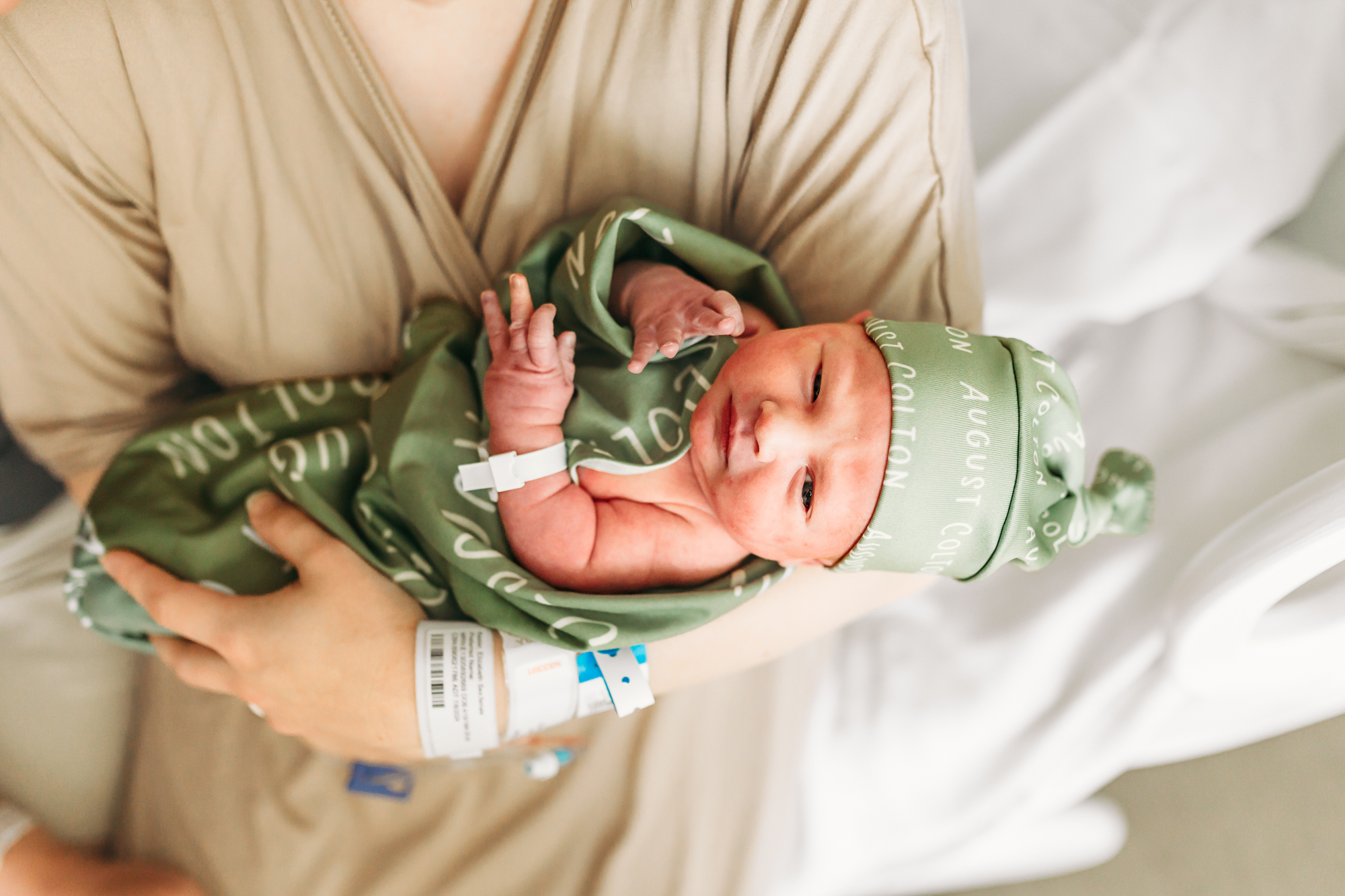 New baby during OKC fresh 48 photo session.