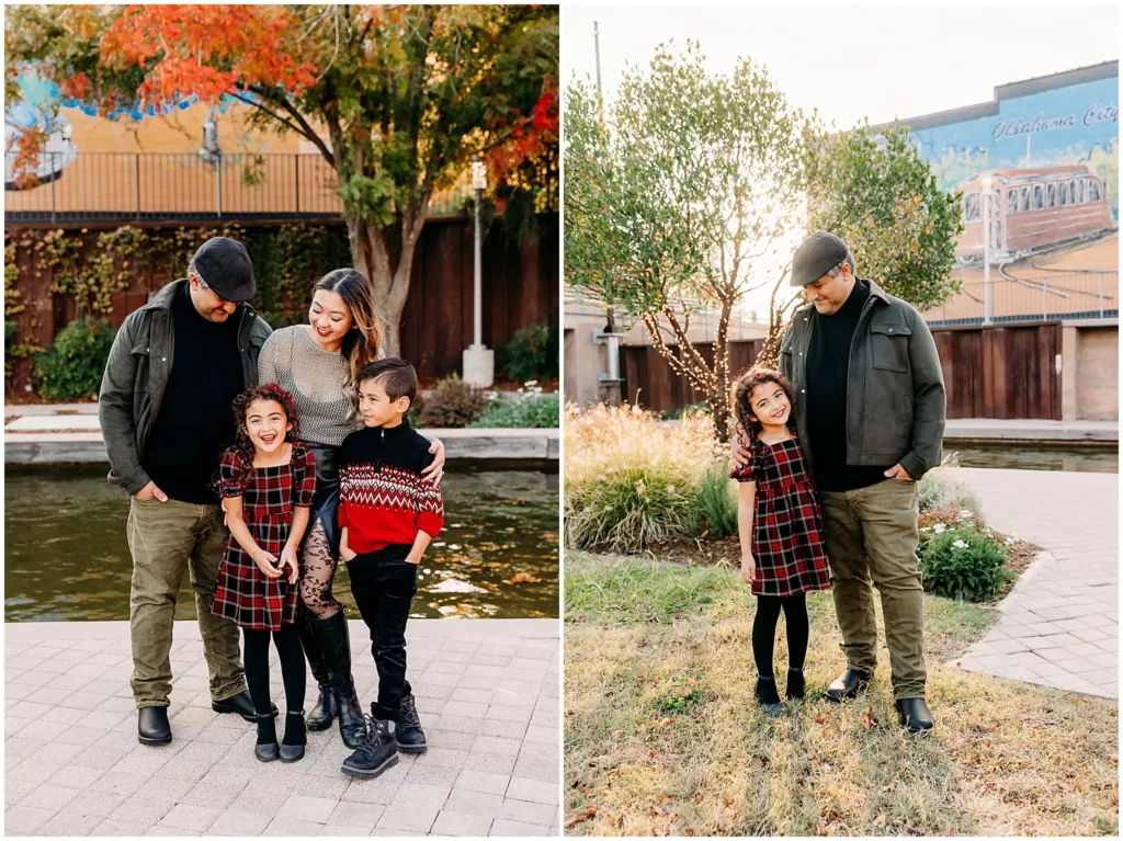 Family photos in Bricktown, OKC.