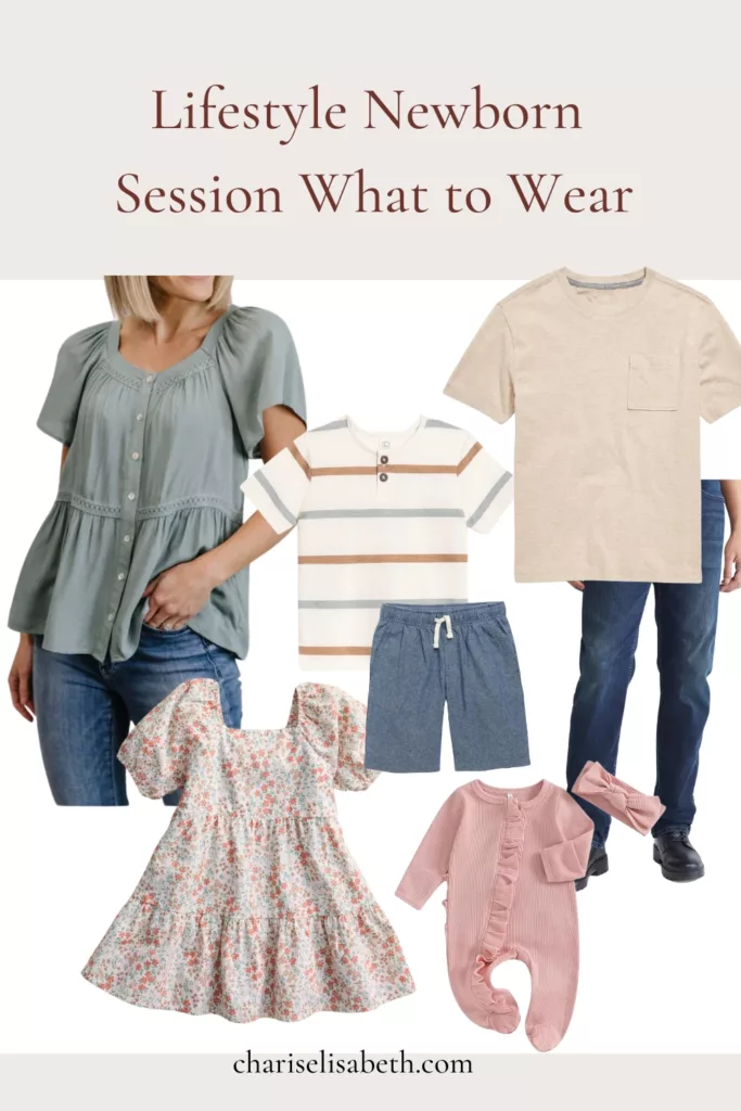 ideas for what to wear for newborn photos